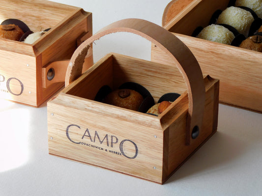 Canasta Cocker - 4 brigadeiros finos